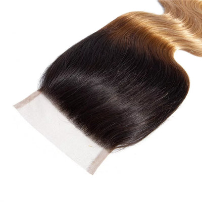 Ombre T1B/4/27 Blonde Highlight Body Wave Hd Lace Front Wigs