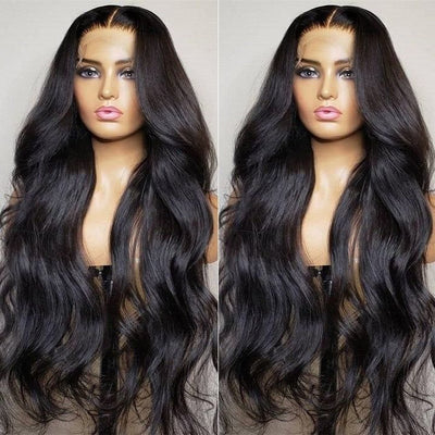Body Wave Human Hair 13×6 HD Lace Frontal Wigs 180% Density