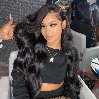 Body Wave Human Hair 13×6 HD Lace Frontal Wigs 180% Density