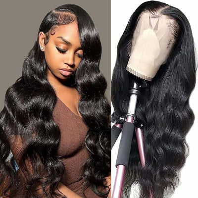 Body Wave Human Hair 13×6 HD Lace Frontal Wigs 180% Density