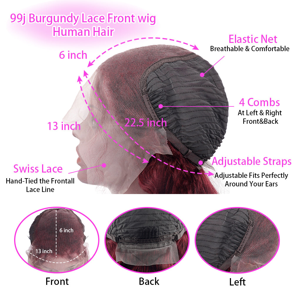 Beyoncé Inspired 13x6 HD Lace Ombre Deep Wave Wig 100% Human Hair Wig