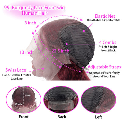 Beyoncé Inspired 13x6 HD Lace Ombre Deep Wave Wig 100% Human Hair Wig