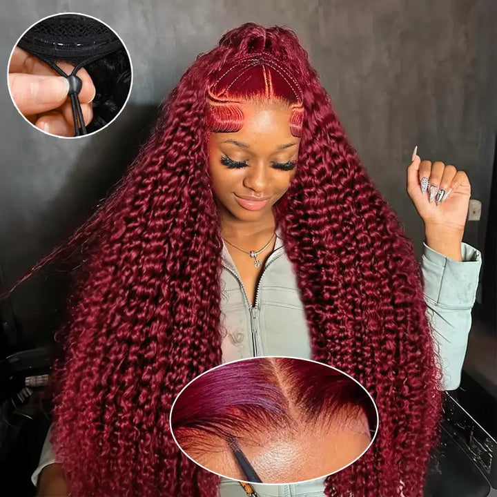 7x6 Wear and Go Wig Human Hair 200% Density Glueless Drawstring Wig
