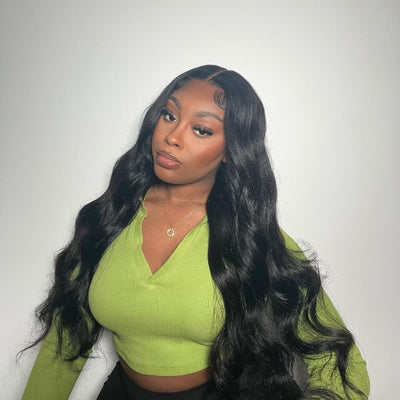 Body Wave Human Hair 13×6 HD Lace Frontal Wigs 180% Density