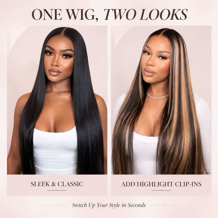 Mamushow 13x6 Lace Frontal Wigs Human Hair Straight Lace Wigs
