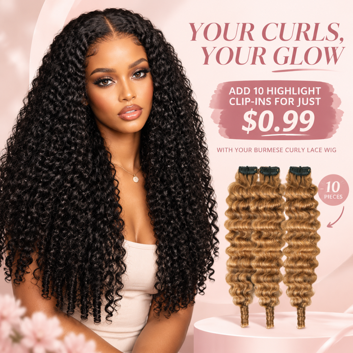 Mamushow Glueless 7x6 Lace Wigs Human Hair Burmese Curly Lace Wigs