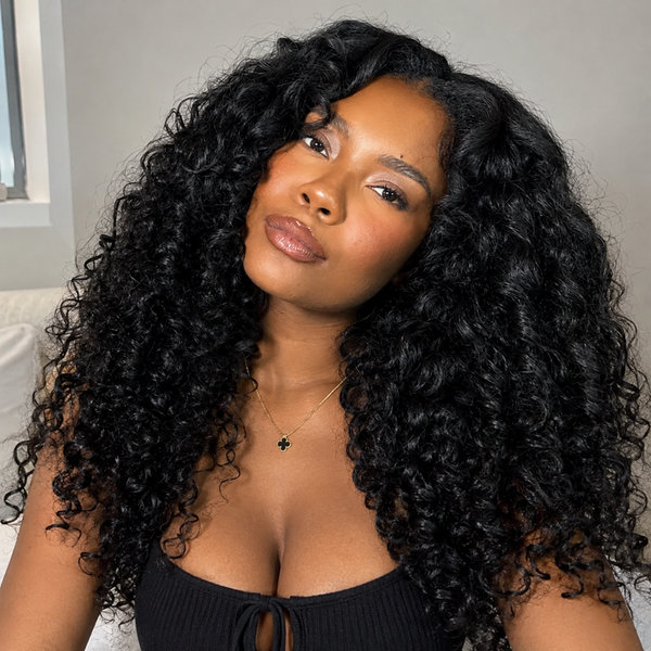 Mamushow Indian Curly Human Hair Bundles Pre-Separated 50g/Pack 100% Human Virgin Hair