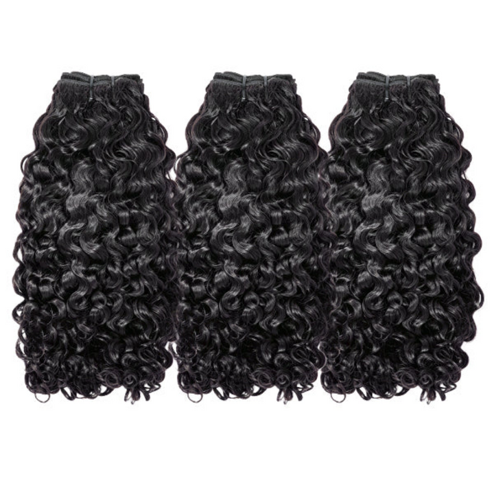 Mamushow Indian Curly Human Hair Bundles Pre-Separated 50g/Pack 100% Human Virgin Hair
