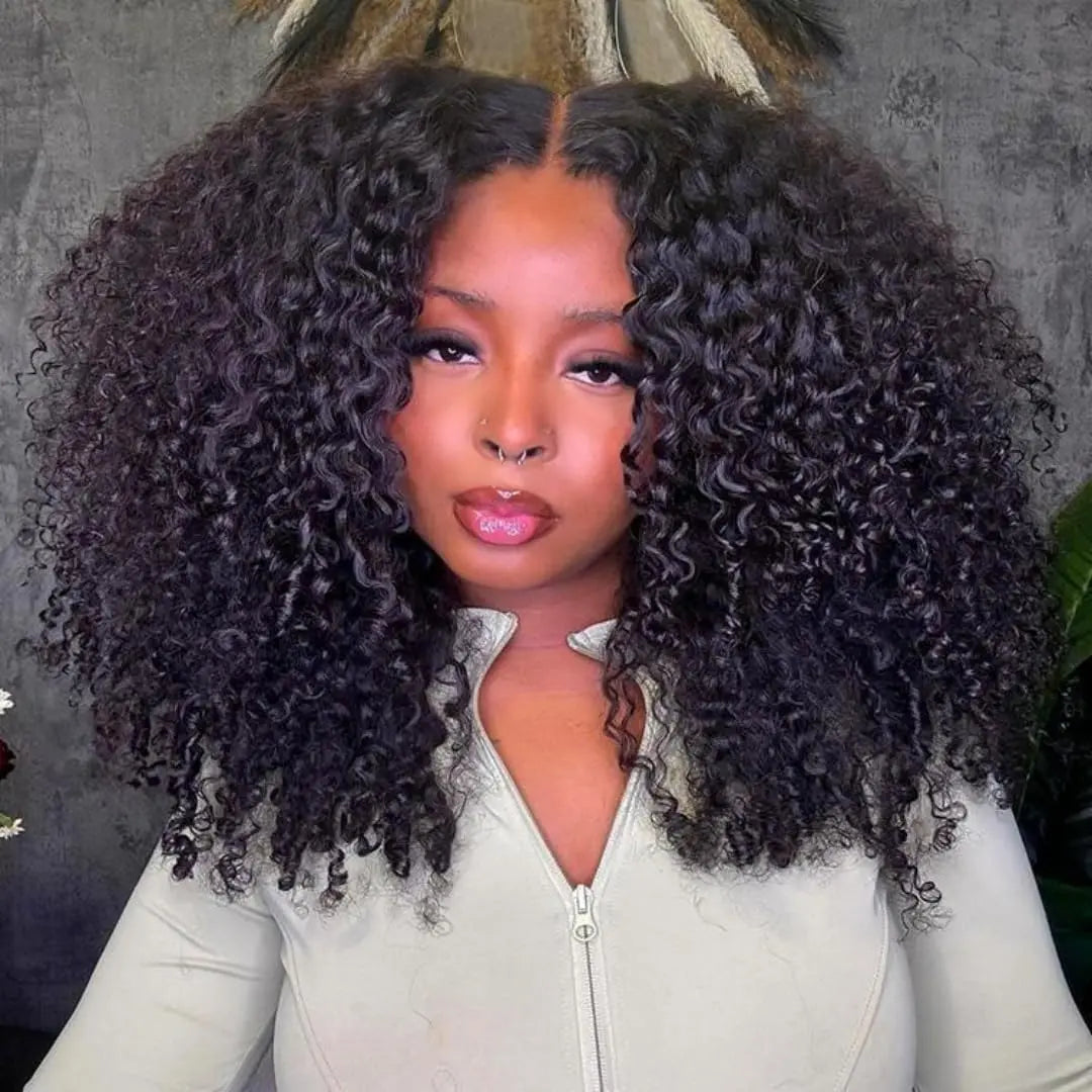 7x6 Wear and Go Wig Human Hair 200% Density Glueless Drawstring Wig