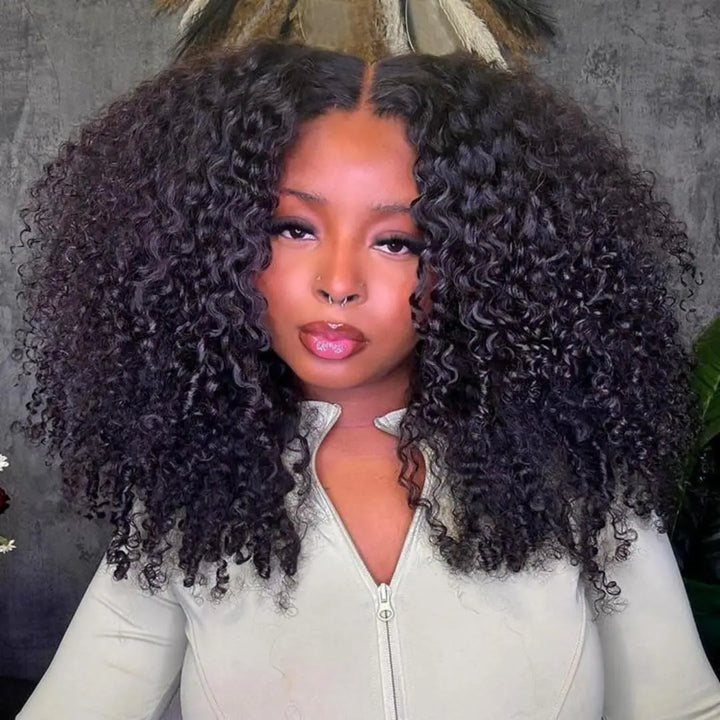 7x6 Wear and Go Wig Human Hair 200% Density Glueless Drawstring Wig