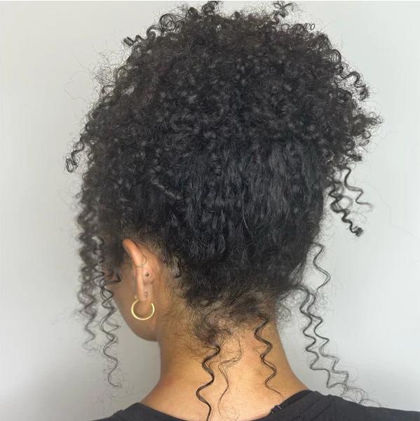 360 Lace Kinky Curly Wig Human Hair Invisible Drawstring Flexi-Fit Pre-Plucked Pre-Bleached Pre-Cut