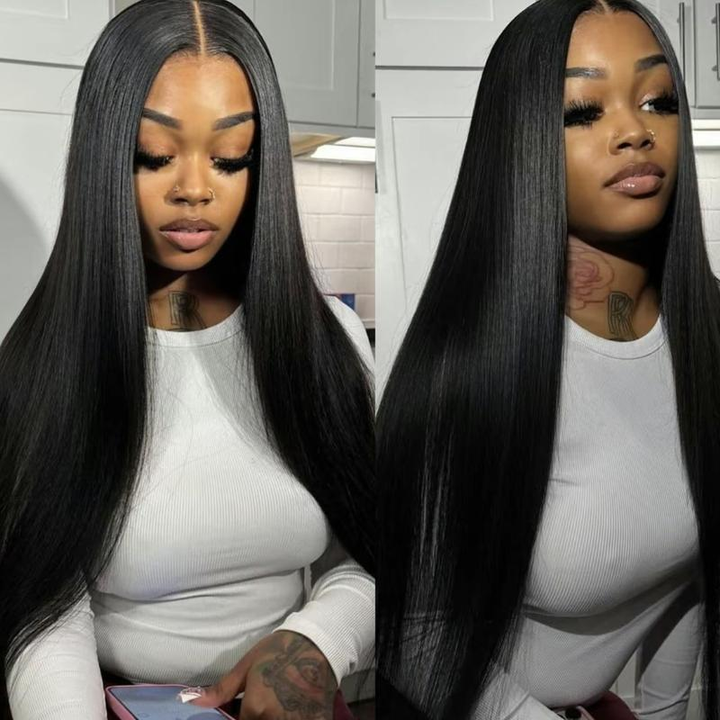Flash Sale | 【Updated with Drawstring】Mamushow V Part Wigs With Invisible Drawstring 100% Human Virgin Hair Glueless Wig