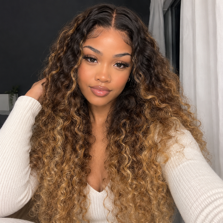 Flash Sale | Mamushow T1B/T4/27 Deep Wave 13x6 Lace Frontal Wigs Human Hair
