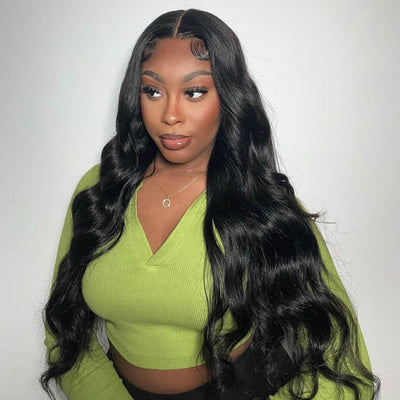 Body Wave Human Hair 13×6 HD Lace Frontal Wigs 180% Density