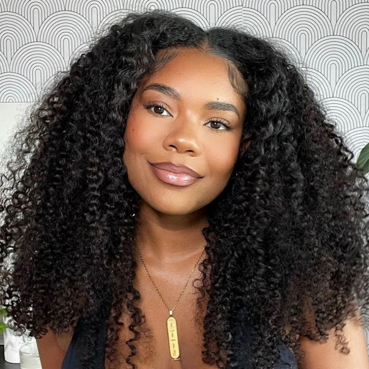 Feather Crochet Curly Human Hair Extensions Lightweight Fluffy Natural Look Crochet Hair