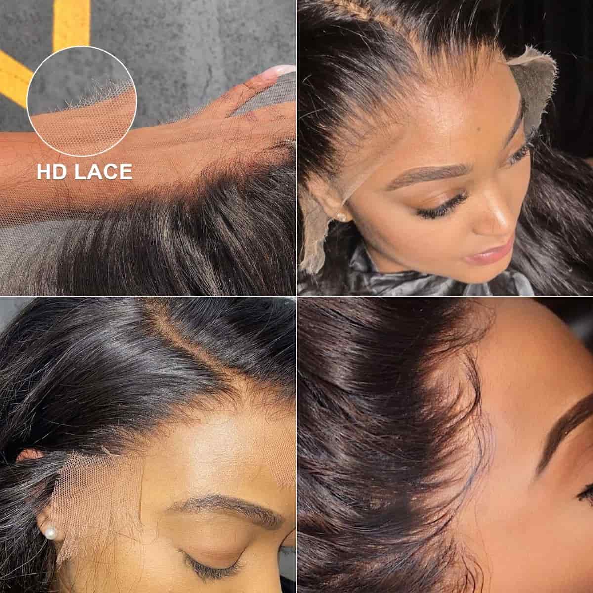 Ombre Body Wave Lace Front Wig 1B/30 Lace Frontal Wig Colored 13x4 HD Lace Human Hair Wigs