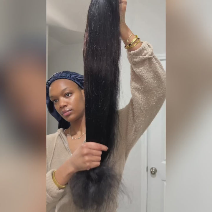 【Updated with Drawstring】Mamushow Body Wave V Part Wigs With Invisible Strap Drawstring 100% Human Virgin Hair Glueless Wig 180% Density Natural Black