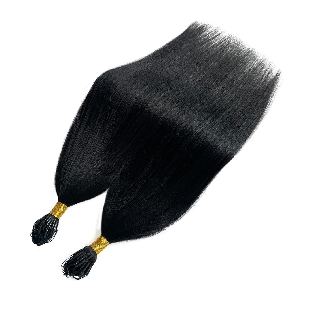Feather Crochet Yaki Straight Human Hair Extensions Lightweight Fluffy Natural Look Crochet Hair