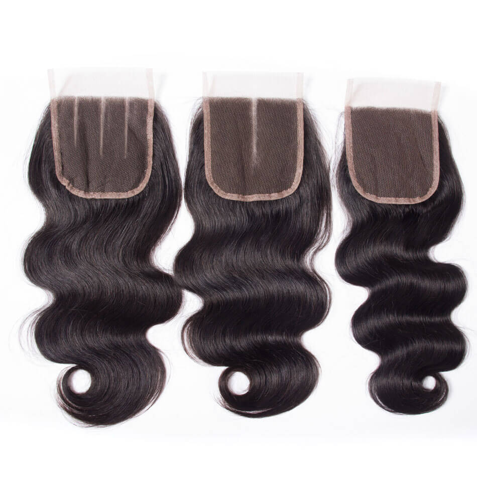4*4 Lace Closure With Bundles Body Wave 12A Virgin Hair Weave