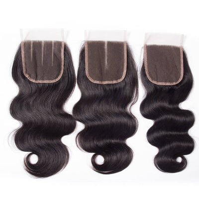4*4 Lace Closure With Bundles Body Wave 12A Virgin Hair Weave