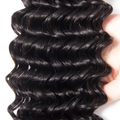 Deep Wave Brazilian Hair 3 Bundles High Quality