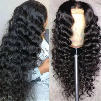 Loose Deep Wave 4x4 Lace Closure Deep Parting High Quality Wigs