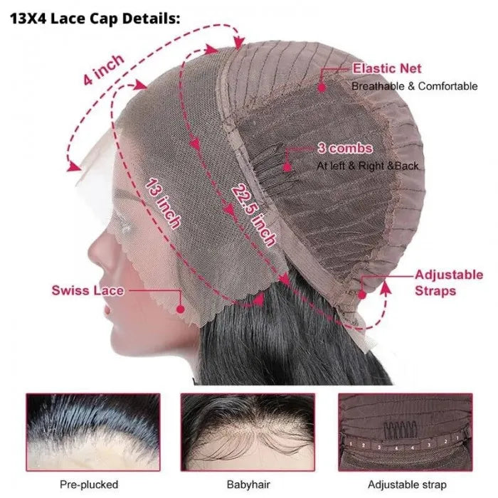 Urnt Orange 13x4 Lace Front Wig With Butterfly Wolf Layered Cut