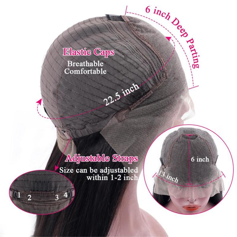 13*6 Transparent Short Straight Lace Front Bob Wig