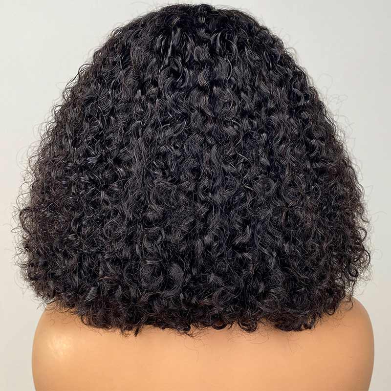 Short Wigs Deep Wave Bob Lace Wigs Quality Human Hair Wigs