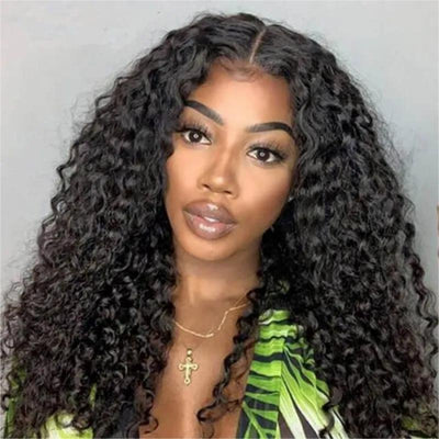 Deep Wave No Leave Out V Part Wig Last Minute Style Super Natural Gluless Wig