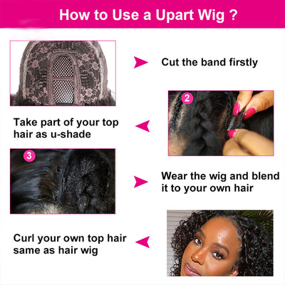 Glueless Ready To Wear Beginner Friendly U Part Curly Wig