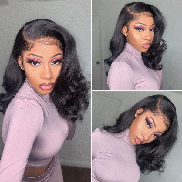 Body Wave Bob Wig 13×4 Lace Front Short Wigs