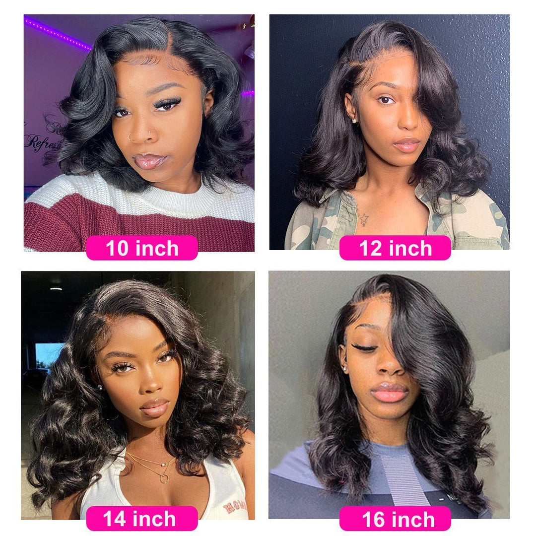 Body Wave Bob Wig 13×4 Lace Front Short Wigs