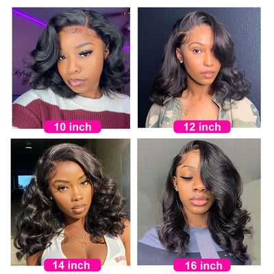 Body Wave Bob Wig 13×4 Lace Front Short Wigs