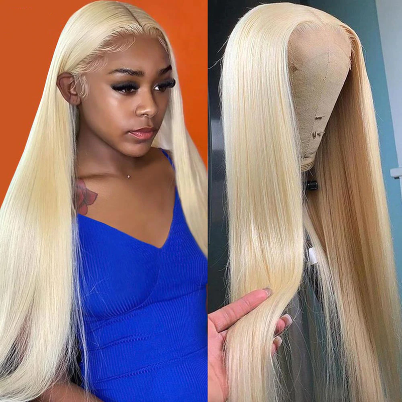 613 Blonde Straight 180 Density 13*6 Lace Frontal