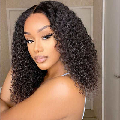 Curly Bob Wigs 13x6 Lace Front Wigs 180% Density
