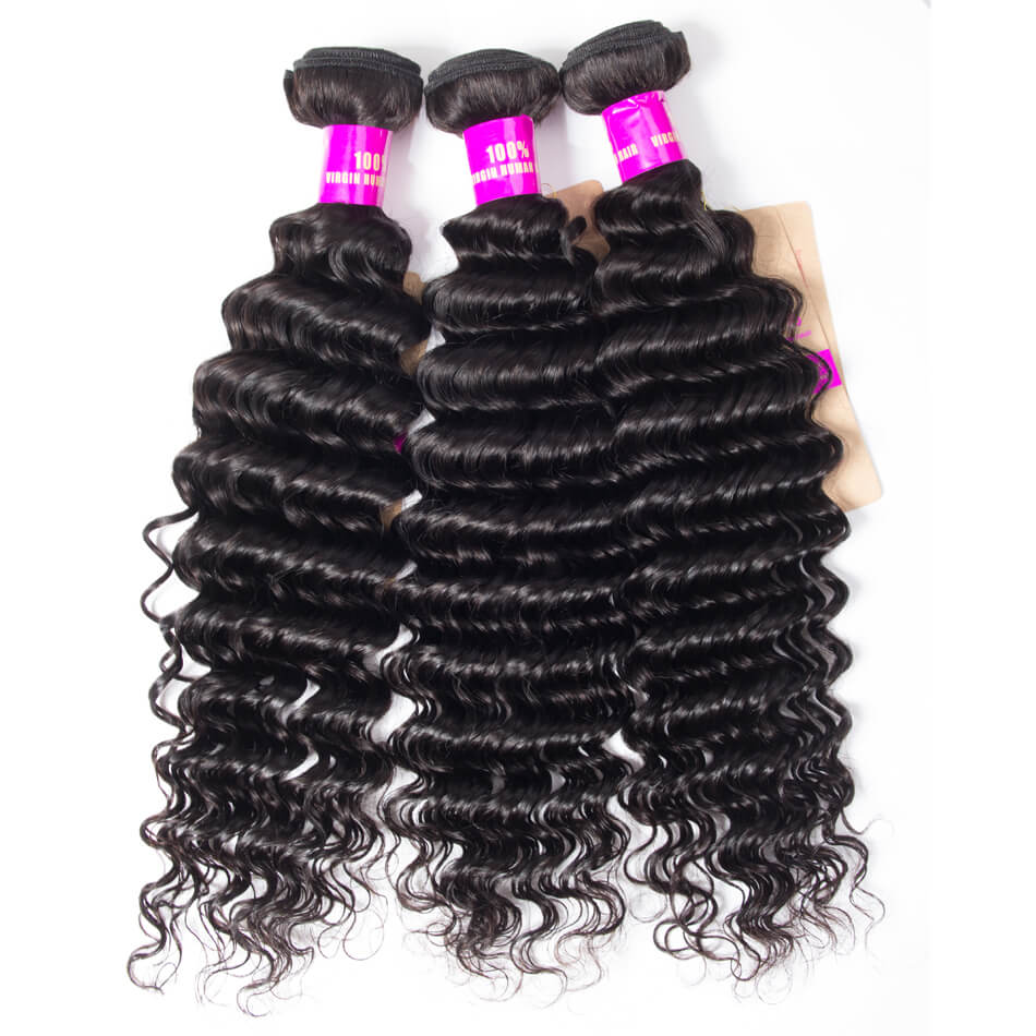 Deep Wave Weave 1 Bundle Deep Wave Human Hair