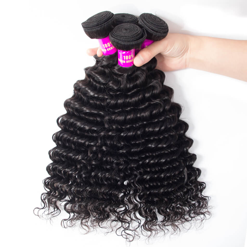 Deep Wave Weave 1 Bundle Deep Wave Human Hair
