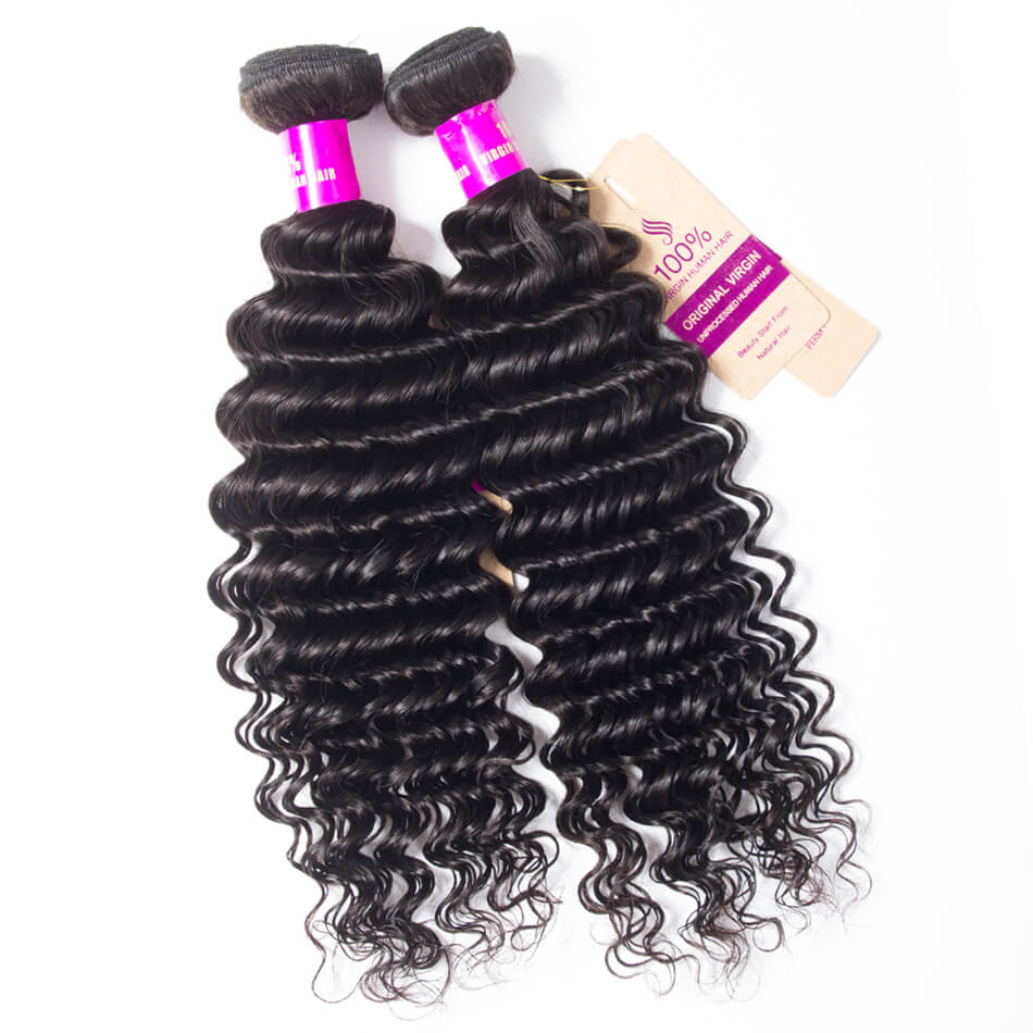 Deep Wave Weave 1 Bundle Deep Wave Human Hair