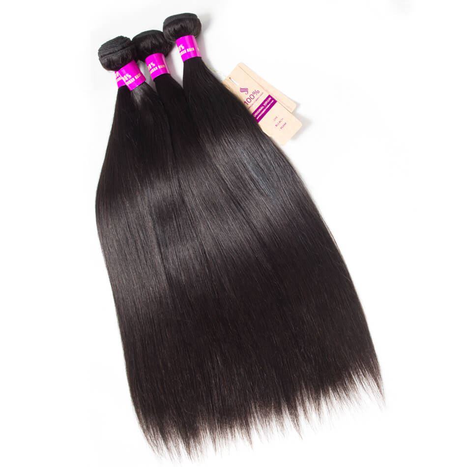 12A Bone Straight Hair Straight Human Hair Extensions 1 Bundle