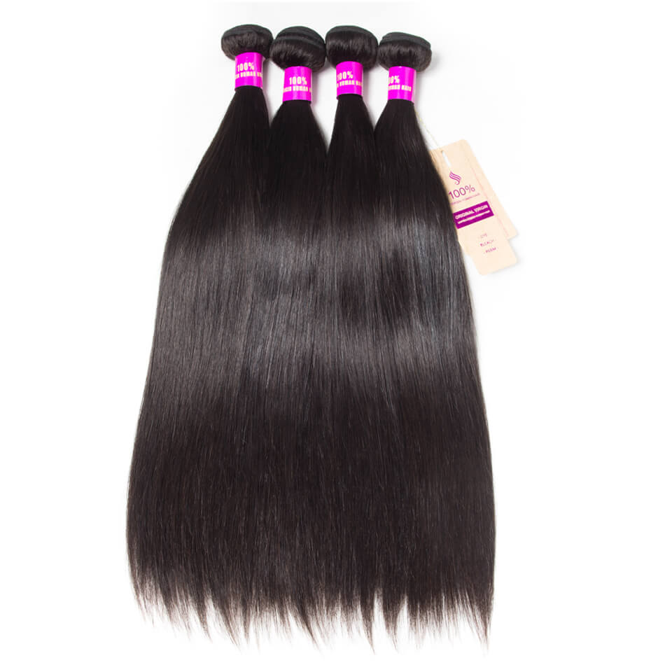 12A Bone Straight Hair Straight Human Hair Extensions 1 Bundle