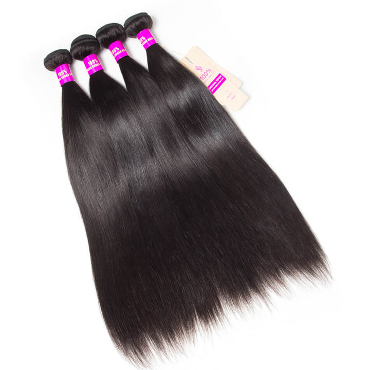 12A Bone Straight Hair Straight Human Hair Extensions 1 Bundle