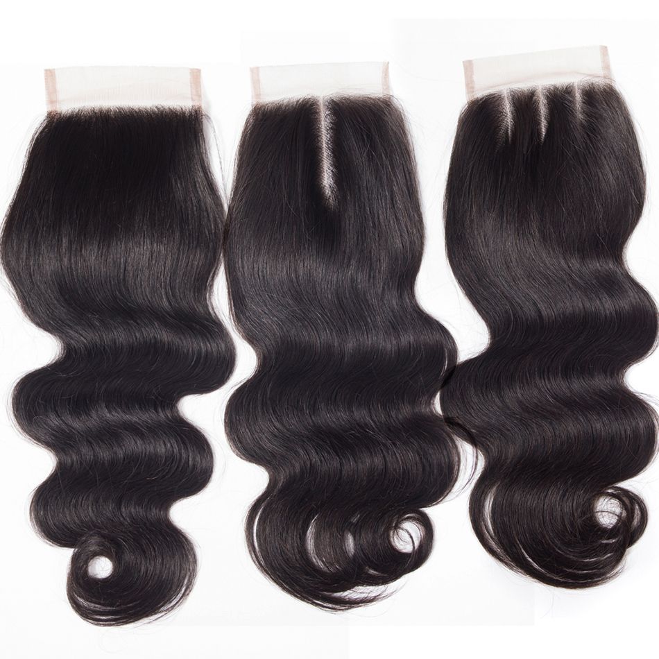 4*4 5*5 6*6 Lace Closure Body Wave Human Hair