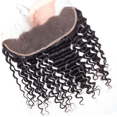 Deep Wave 13*4 Lace Frontal Brazilian Deep Wave