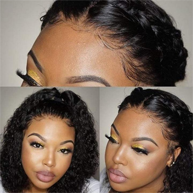 Deep Wave Lace Front Wigs 360 Pre-Plucked Deep Lace Frontal Wig
