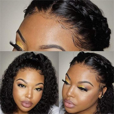 Deep Wave Lace Front Wigs 360 Pre-Plucked Deep Lace Frontal Wig