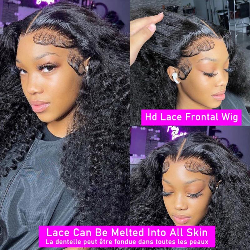 Loose Deep Wave Frontal Wig 360 Lace Frontal wig Human Hair Wigs