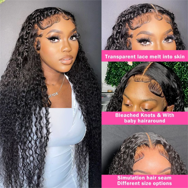 Loose Deep Wave Frontal Wig 360 Lace Frontal wig Human Hair Wigs