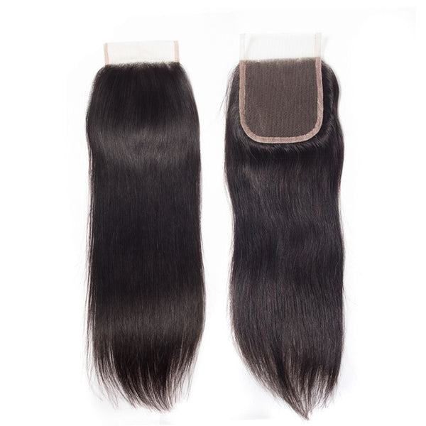 4*4 5*5 6*6 Lace Closure Brazilian Straight Virgin Human Hair