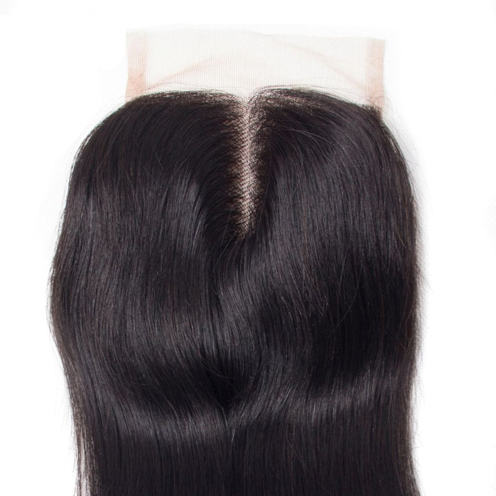 4*4 5*5 6*6 Lace Closure Brazilian Straight Virgin Human Hair